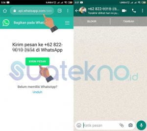 Cara Kirim Chat Whatsapp Tanpa Simpan Nomor Atau Kontak Penerima