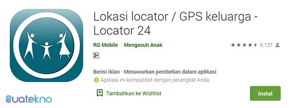 Family locator / GPS location - Locator 24 - Aplikasi Untuk Melacak Lokasi Seseorang Tanpa Diketahui di HP Android dan iOS