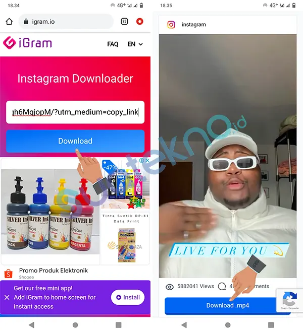 iGram Instagram Downloader video