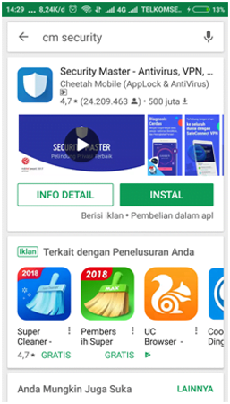 Cara Menggunakan CM Security Cara Menggunakan CM Security