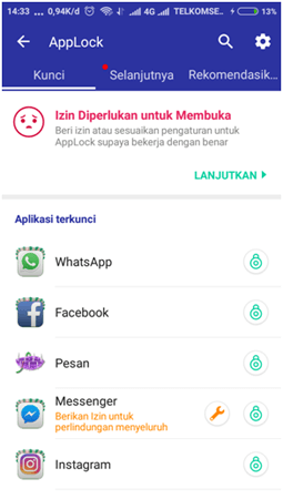 Cara Mengunci Aplikasi Android Menggunakan CM Security