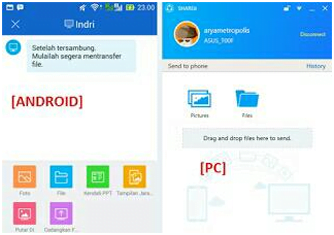 Transfer file dari Android ke PC/laptop