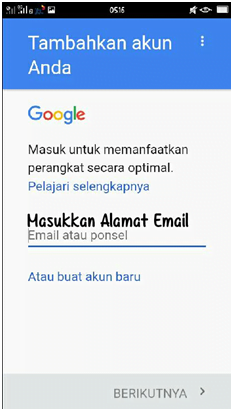 cara menambahkan akun gmail baru di hp