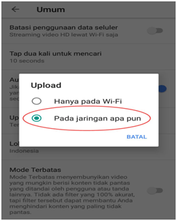 upload Youtube video from android