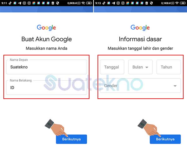 Cara Membuat Akun Google Gmail Baru di HP Android