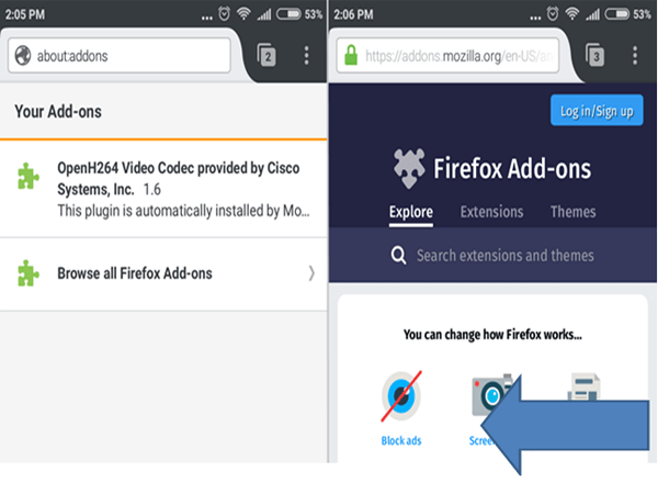 cara blokir iklan popup Firefox di hp android