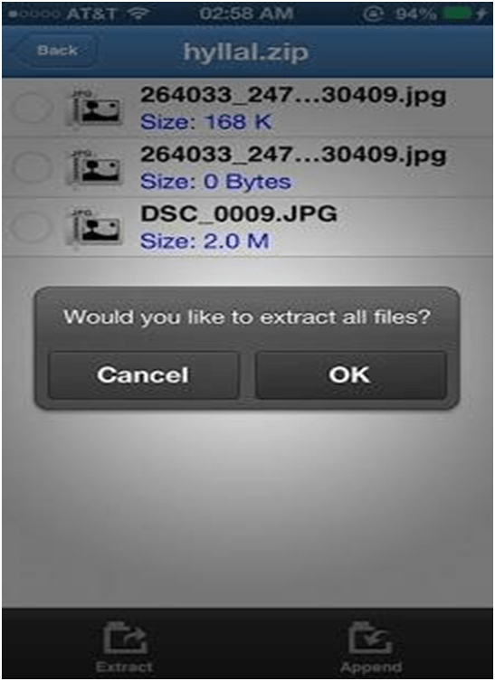 Ekstrak File ZIP dan RAR di iPhone