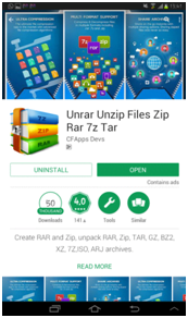 Ekstract File ZIP dan RAR di Android