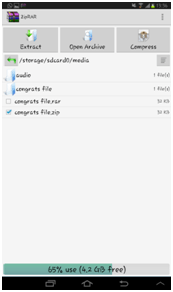 Ekstract File ZIP dan RAR di Android