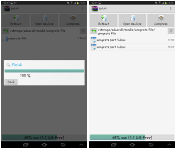 Ekstract File ZIP dan RAR di Android