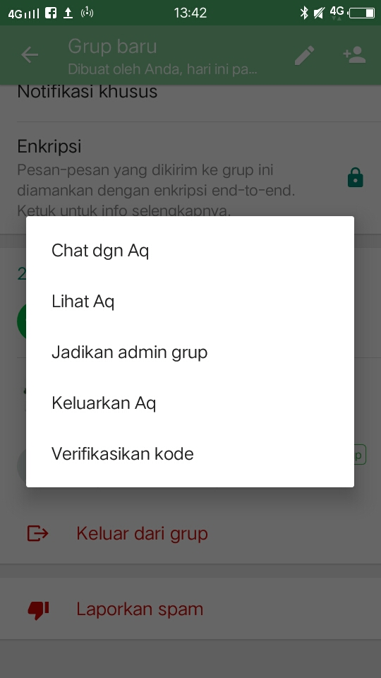 Setting grup whatsapp