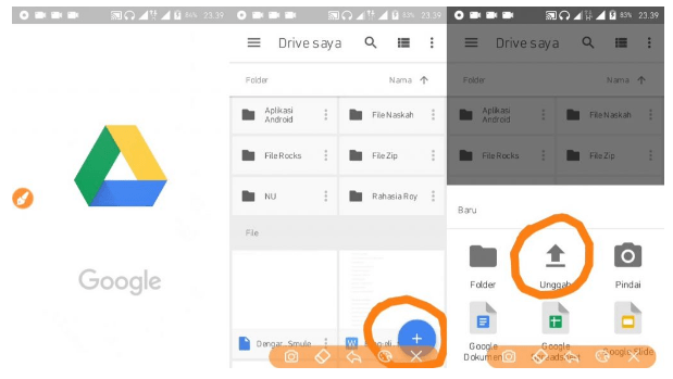 Cara Upload/Backup File ke Google Drive di Android