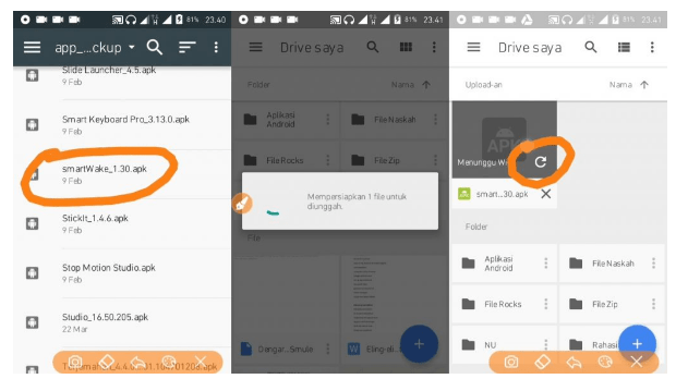 Cara Upload/Backup File ke Google Drive di Android