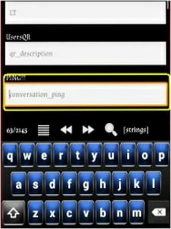 Cara mengganti tulisan PING di BBM