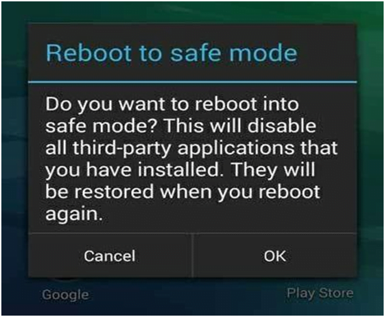 Safe Mode di HP Android