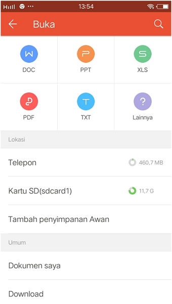 Cara buka file MS Office di Android