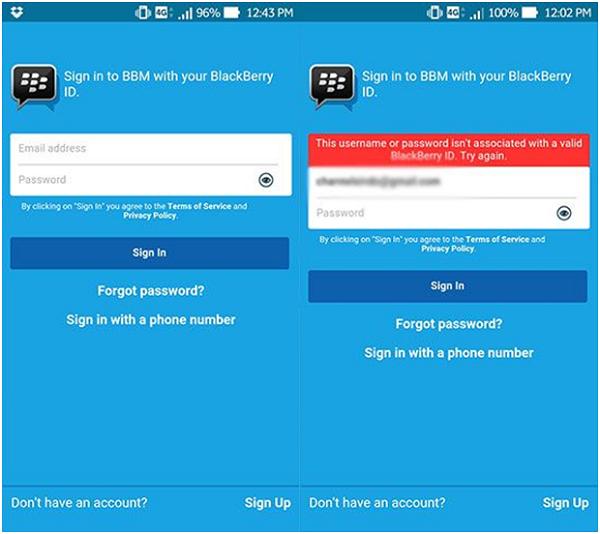 Mengatasi lupa password bbm Android