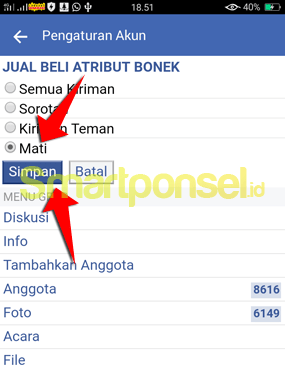 Cara Menonaktifkan Notifikasis Grup Facebook