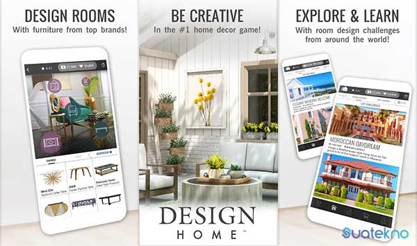 Design Home - Aplikasi Desain Rumah di HP Android dan iOS Terbaik Bikin Denah 3D Gratis