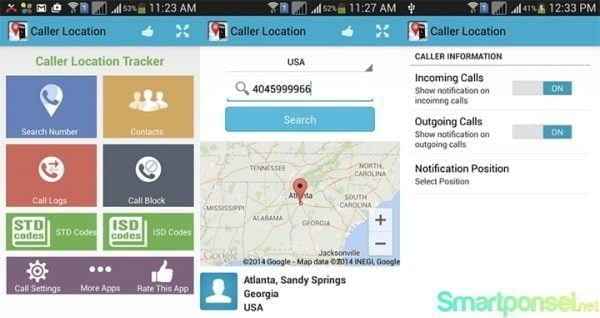 Mobile Caller Location Tracker Aplikasi Menemukan Pelaku Teror Via Telepon atau SMS