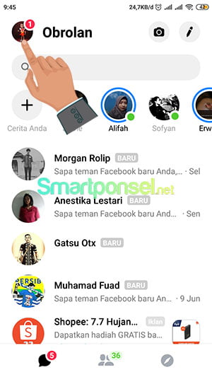 Cara Mematikan Notifikasi Suara FB Messenger