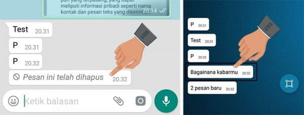 Cara Melihat Chat WhatsApp yang Sudah Dihapus Pengirim