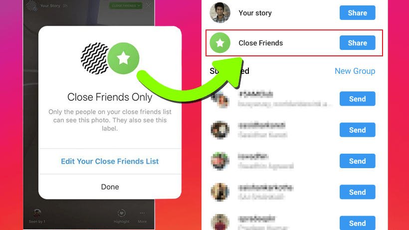 Cara Menggunakan Fitur Close Friends Instagram Stories