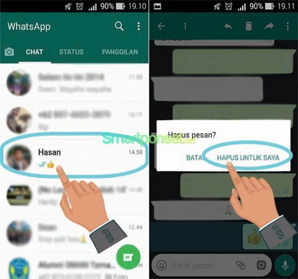 Cara Menghapus Pesan Whatsapp Yang Sudah Terkirim Lama Suatekno Id