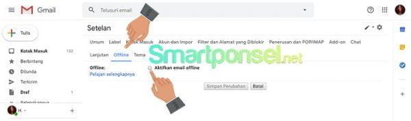 Cara Balas Email Secara Offline di Gmail Tanpa Internet