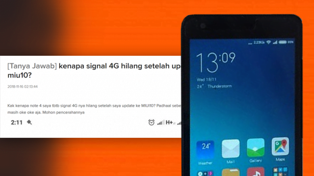 Masalah Jaringan 4G Hilang di hp Xiaomi, Adalah yang Paling Dikeluhkan Pengguna Masalah Jaringan 4G Hilang di hp Xiaomi, Adalah yang Paling Dikeluhkan Pengguna
