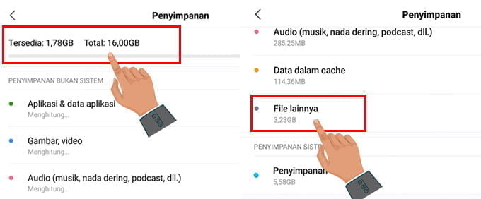 2 Cara Menghapus File Lainnya di HP Xiaomi Sampai Bersih Tanpa Root