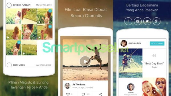 Magisto - Aplikasi Pemotong dan Penyambung Video di HP Android