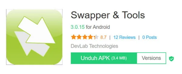 1. Menambah RAM Android Menggunakan Aplikasi Swapper & Tools