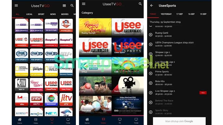 UseeTV Go - Aplikasi Live Streaming Piala Dunia 2022 Qatar