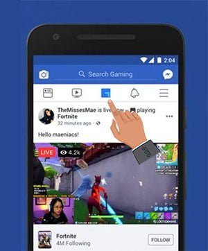 Facebook Gaming live streaming game ular makan buah