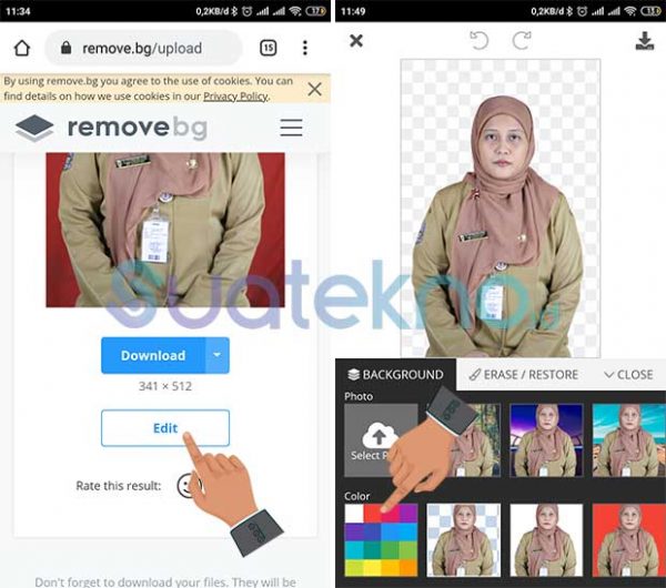 Cara Mengganti Background Pas Foto Online Di Hp Tanpa Aplikasi