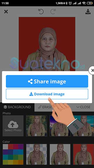 Cara Mengganti Background Pas Foto di HP Android/iPhone Tanpa Aplikasi