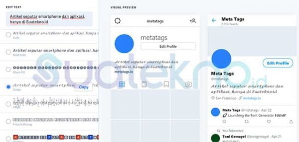 Meta tags - Instagram Fonts Generator