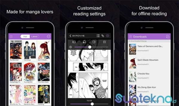 Manga Zone - Aplikasi Baca Manga di Android/iPhone