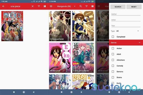 Mangaindo - Aplikasi Baca Manga di Android/iPhone