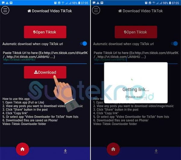 3 Cara Download Video Tiktok Terbaru Di Android Ios Suatekno Id