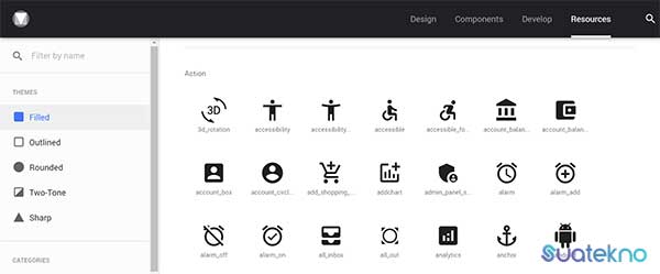 Material Icons by Google - Tempat Penyedia Download Icon Gratis Terbaik