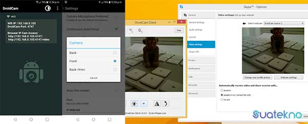 DroidCam - Aplikasi Mengubah Kamera HP Android/iOS Menjadi Webcam PC/laptop