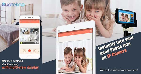 AtHome Camera - Home Security - Aplikasi Mengubah Kamera HP Android/iOS Menjadi Webcam PC/laptop
