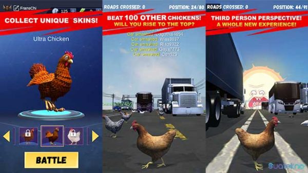 Cara Main Game Chicken Simulator: Crossy Road 3d, Rush Hour