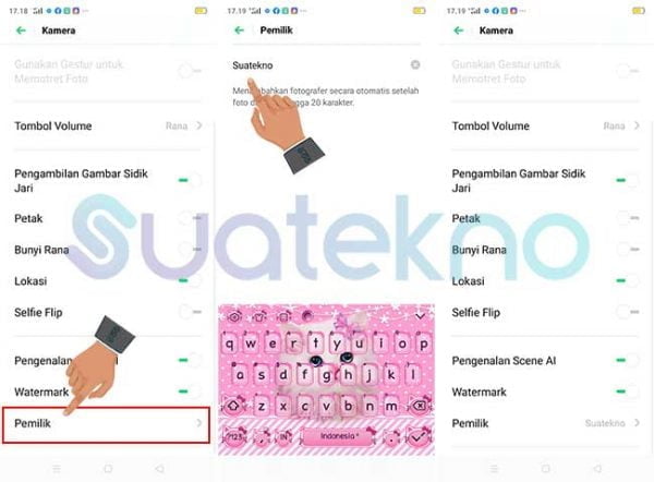 Cara Mengganti Watermark dengan Nama Sendiri di hp Realme