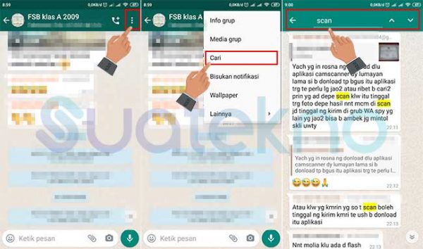 Fitur WhatsApp - Cara mencari Chat WhatsApp Lama