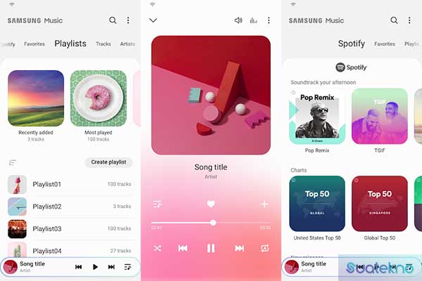 Samsung Music - Aplikasi Pemutar Musik Offline di Android Terbaik