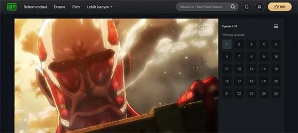 iQIYI - Situs nonton streaming Attack on TItan