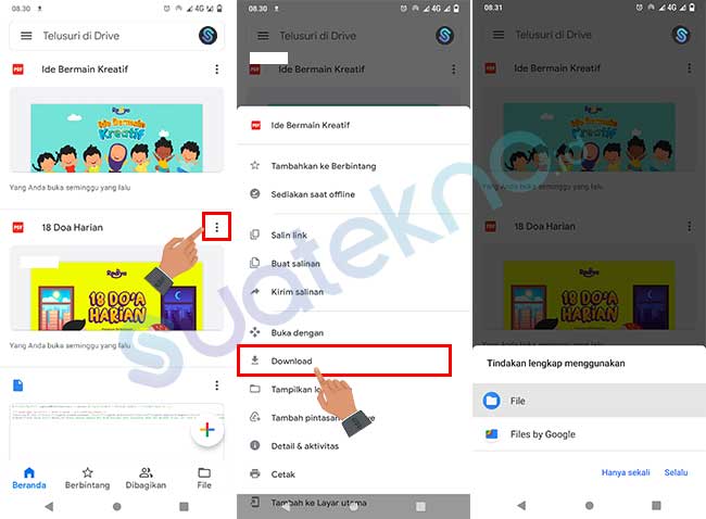 Cara Download File dari Google Drive Lewat HP